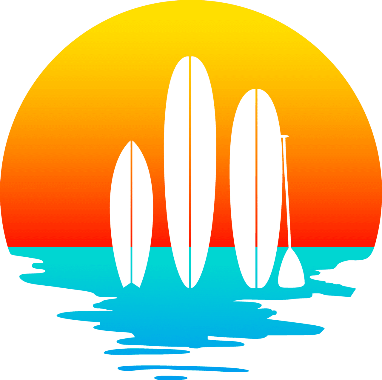 Surfboard beyond the dream san juan del sur nicaragua surf camp clipart logo