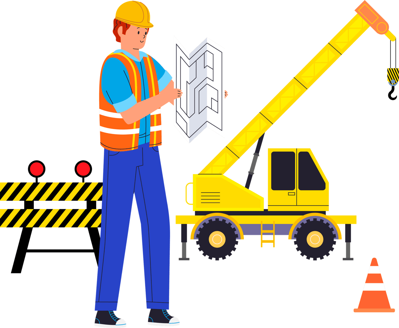 Construction september engineers day clipart photo