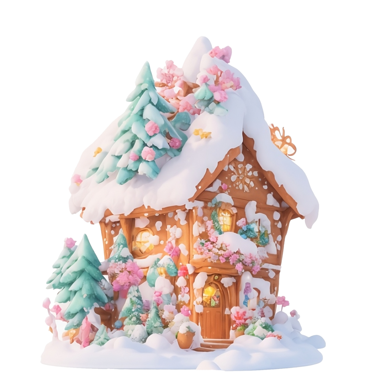 Gingerbread house clipart photo 2