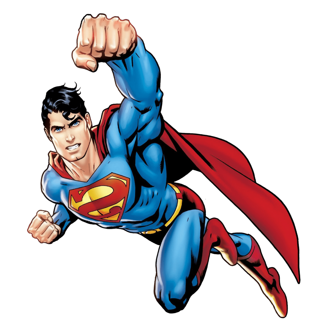 Superhero superman clipart vector