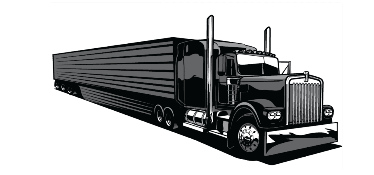 Truck transport vector clipart