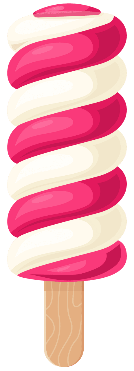 Popsicle white pink ice cream stick clipart best photo