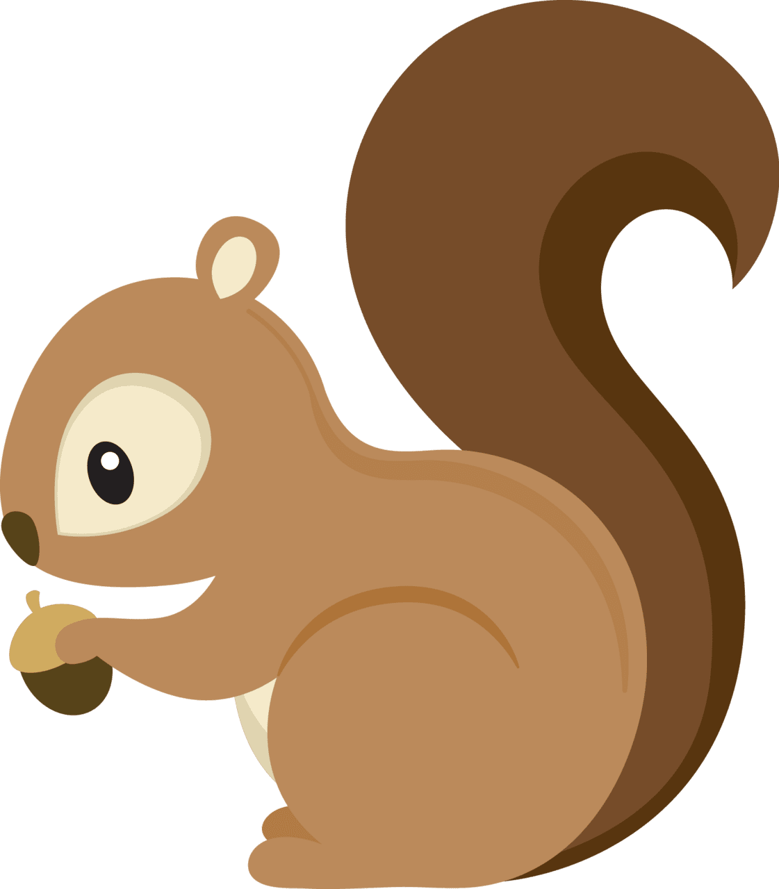 Squirrel ideas de ardilla animales fieltro manualidades molde clipart picture