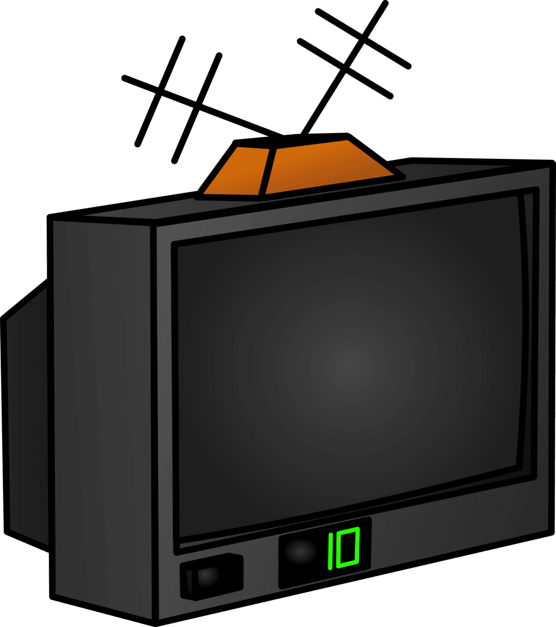 Old television clipart btrwna tv image with no background