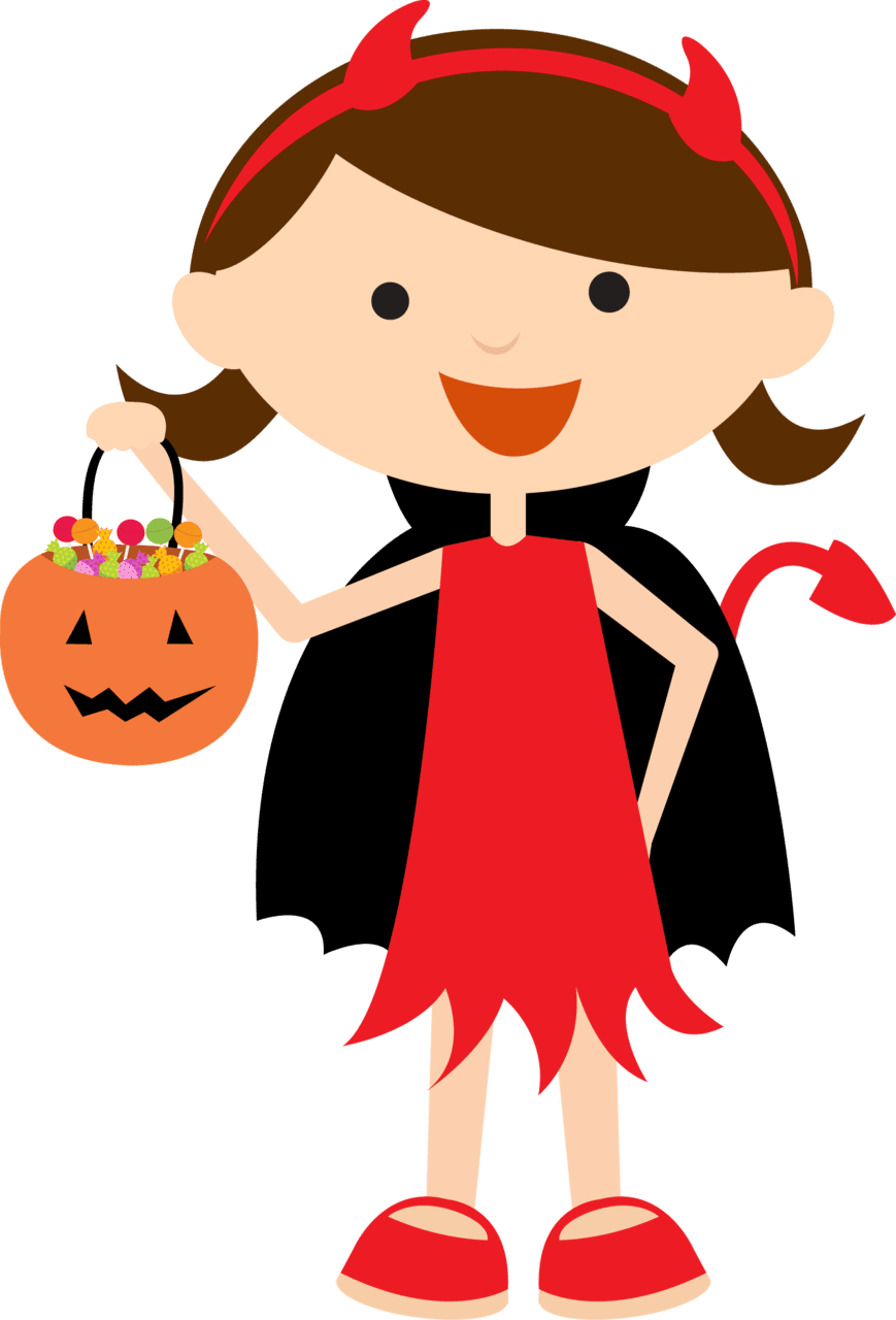 Cute halloween pin page clipart vector 3