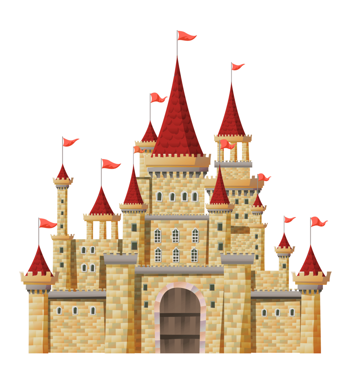 Castle clipart background