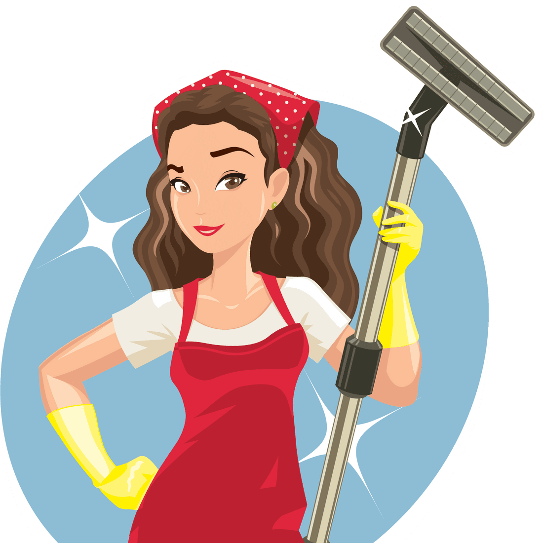 Cleaning pin page clipart free