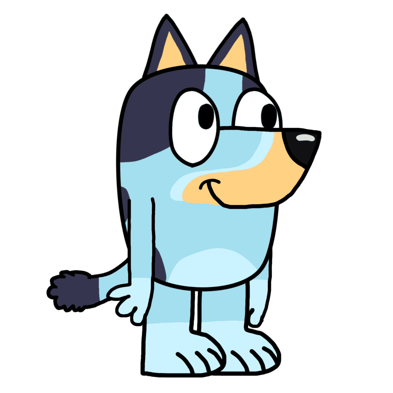 First post bluey clipart picture