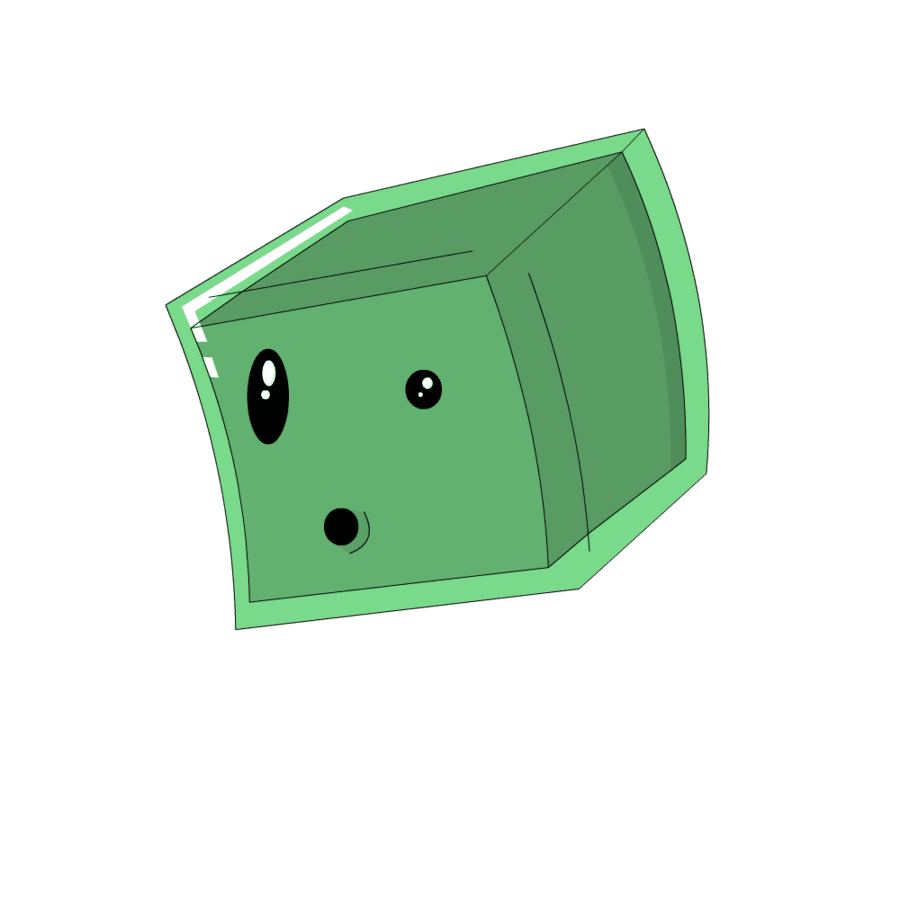 Dice cartoon minecraft slime by ipodappleid deviantart clipart vector