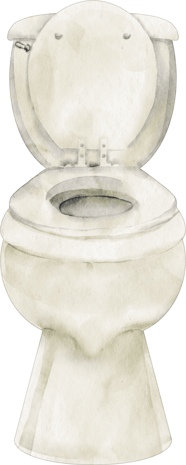 Toilet watercolor clipart photo