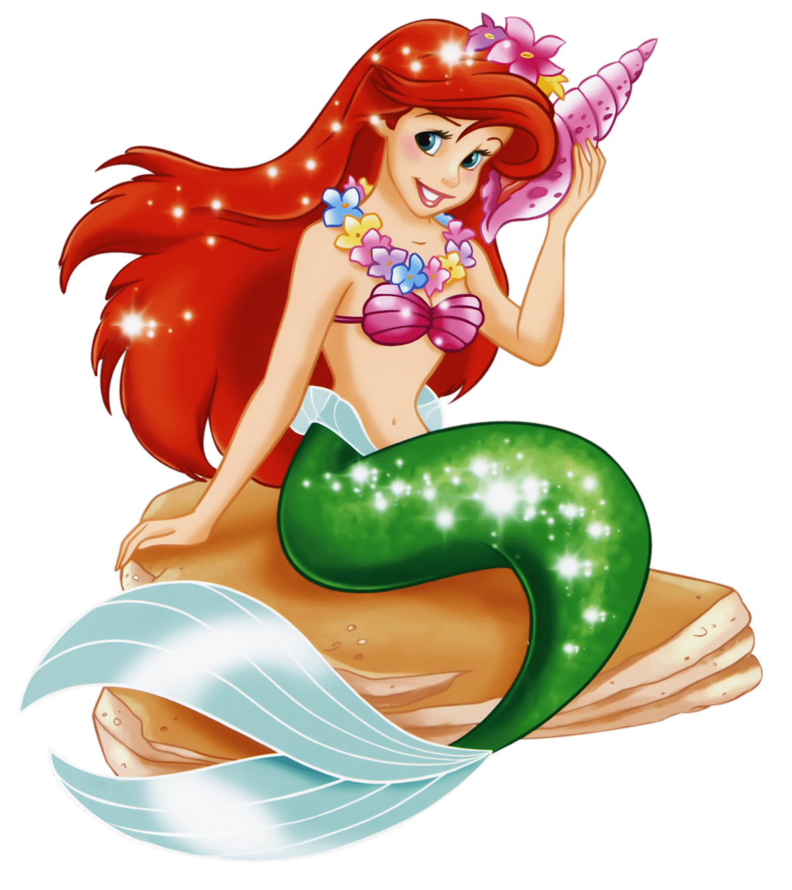 Arielle mermaid princess clipart transparent