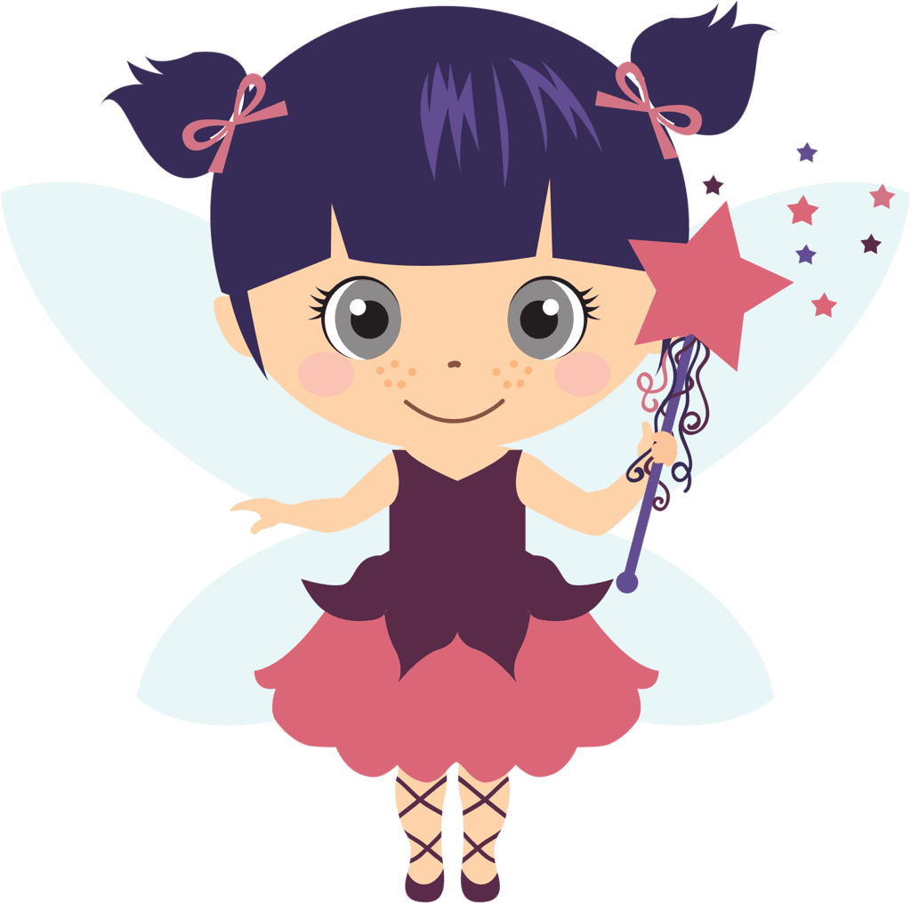 Girl clipart fairy dressup background