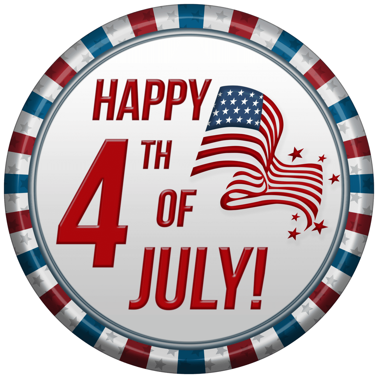 Happy th of july usa clipart image