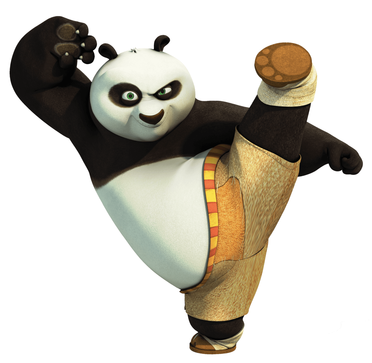 Kung fu panda clipart image