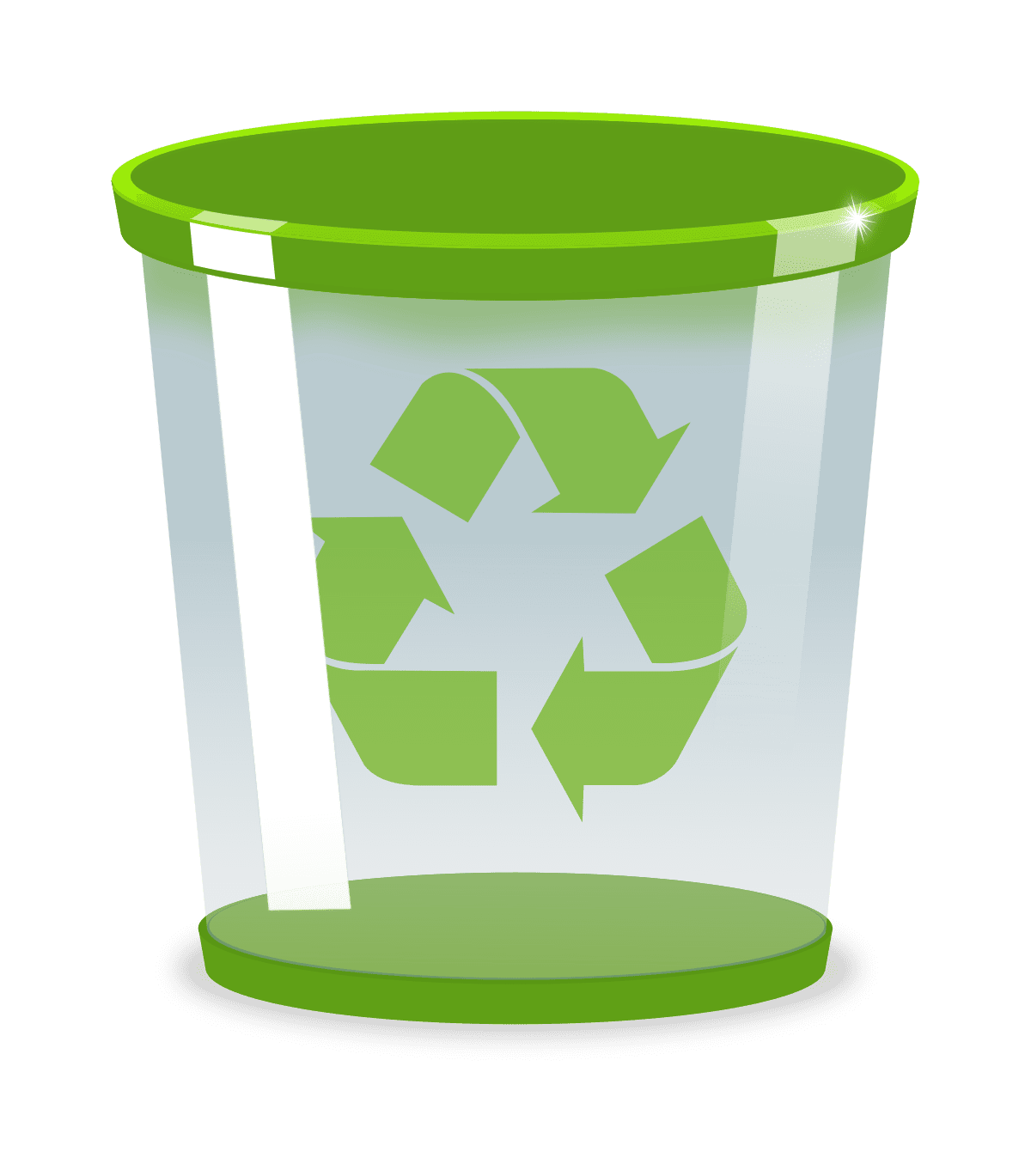 Trash can bin clipart photo