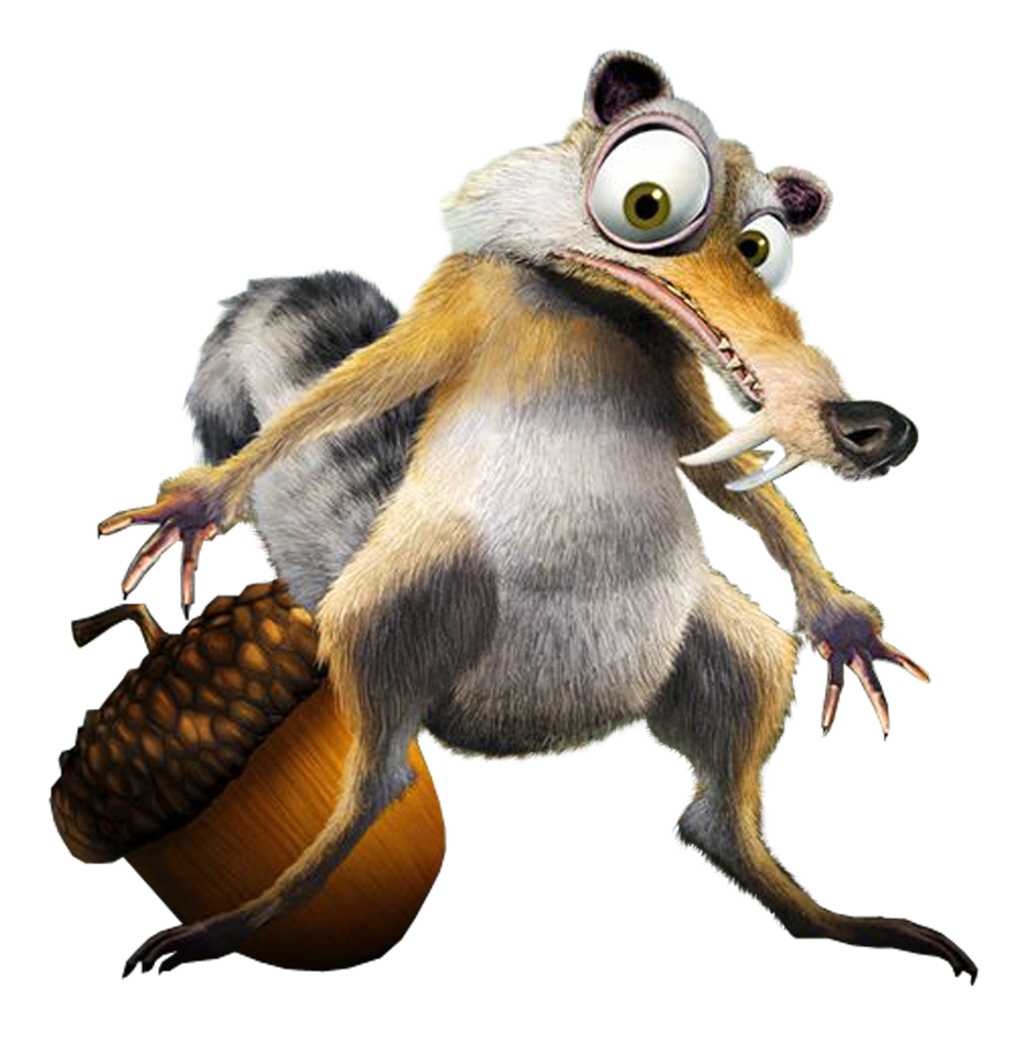 Ice age squirrel clipart transparent