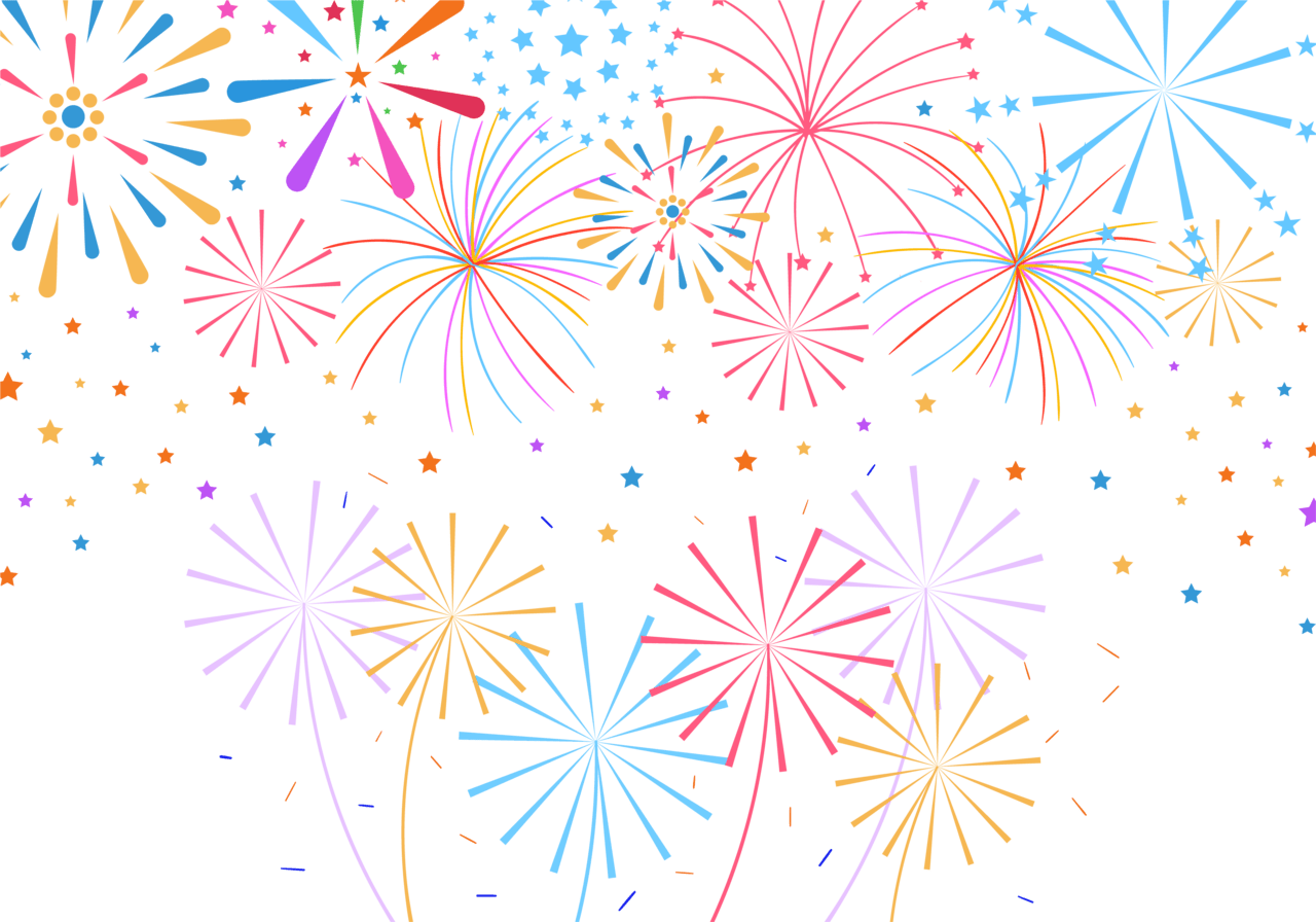 Confetti party clipart firework celebration full size image