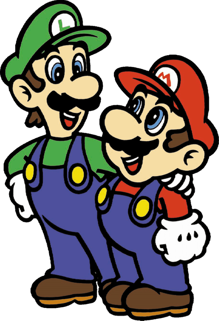 Mario and luigi by thomasdafoestudios deviantart clipart vector