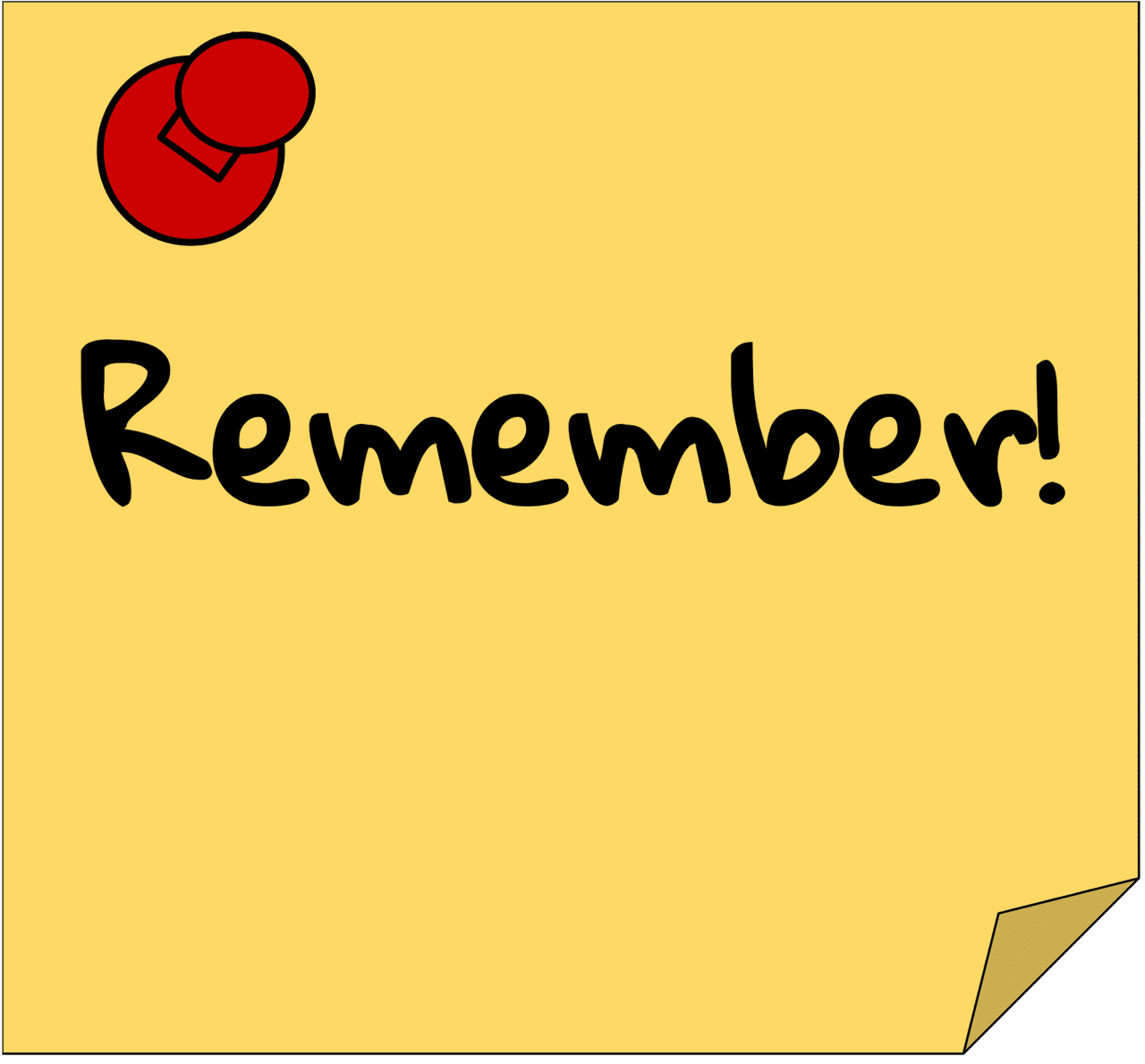 Reminder clipart images