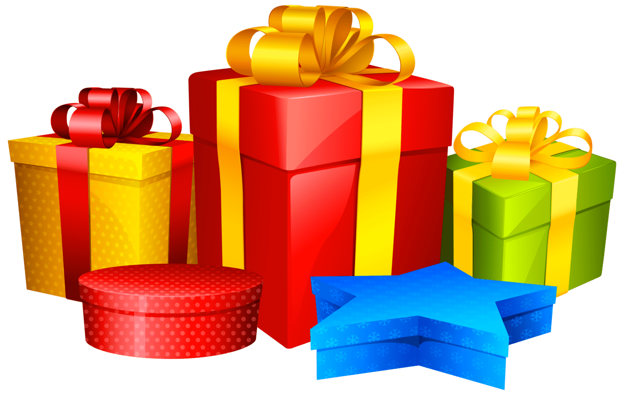 Christmas present presents clipart image