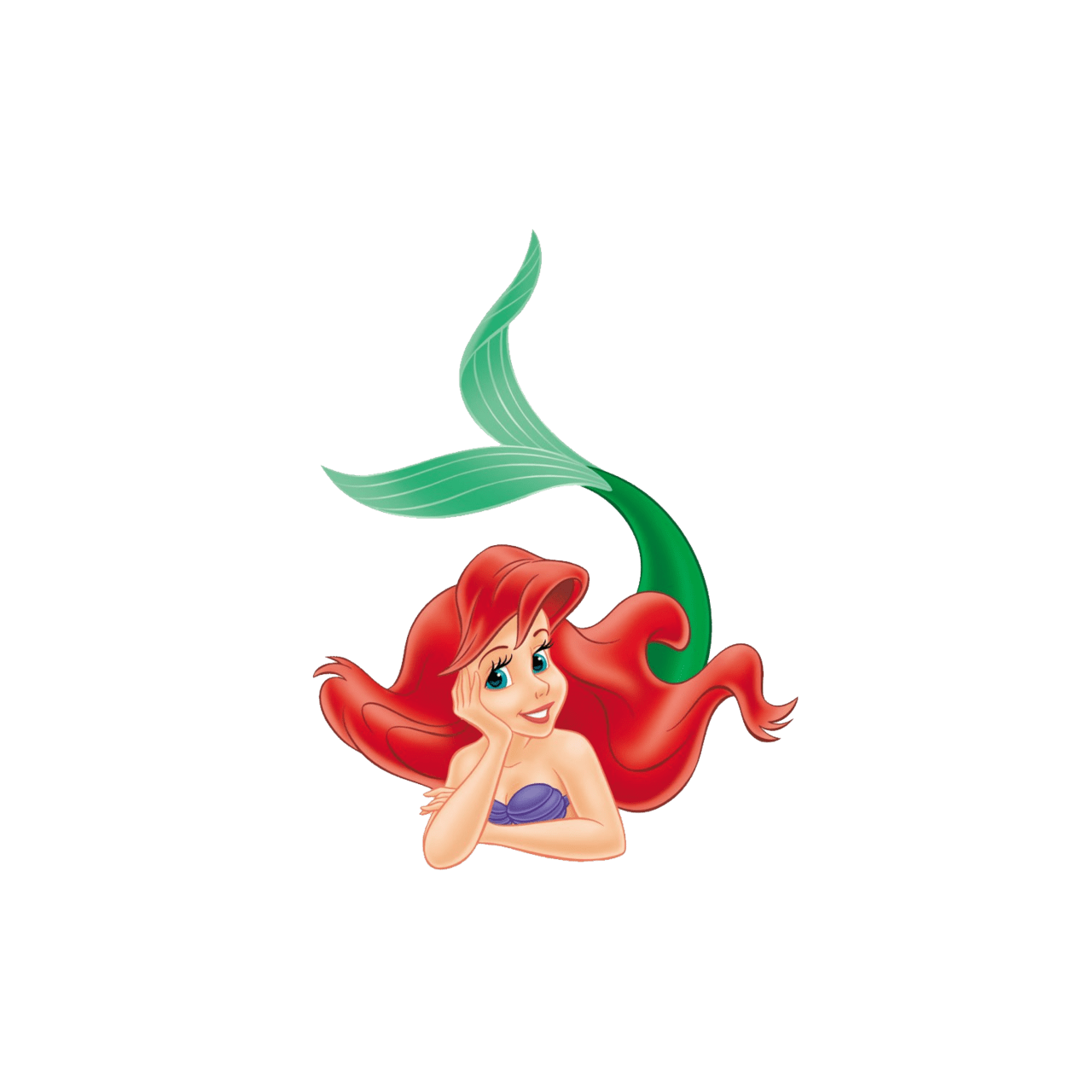 Mermaid image with background clipart 2