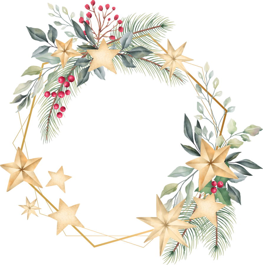 Christmas wreath navidad by creaciones jean deviantart clipart transparent