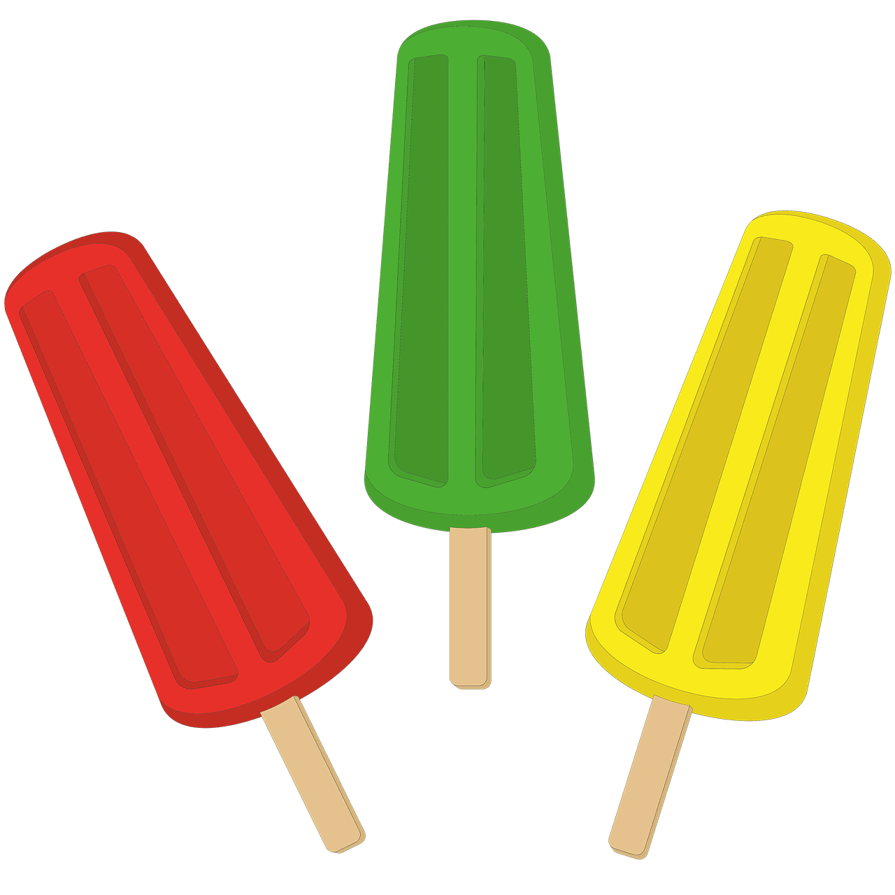 Popsicle ice pops frozen dessert image clipart