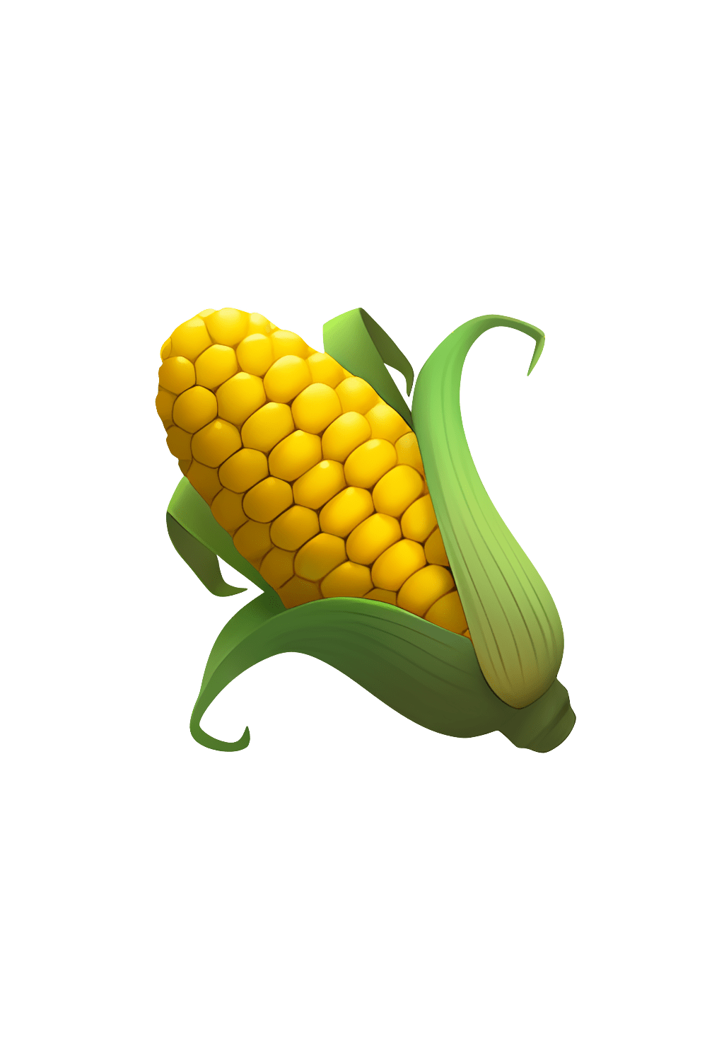 Ear of corn emoji clipart transparent