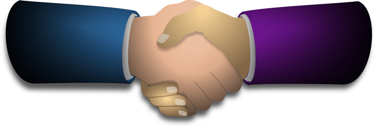 Handshake hand shake logo high resolution clipart