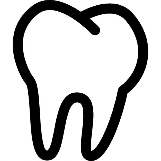 Teeth tooth outl for pik clipart clip art