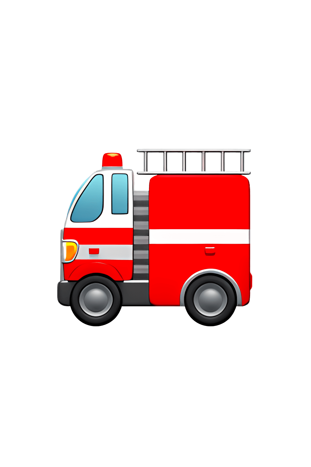 Truck fire engine emoji clipart free