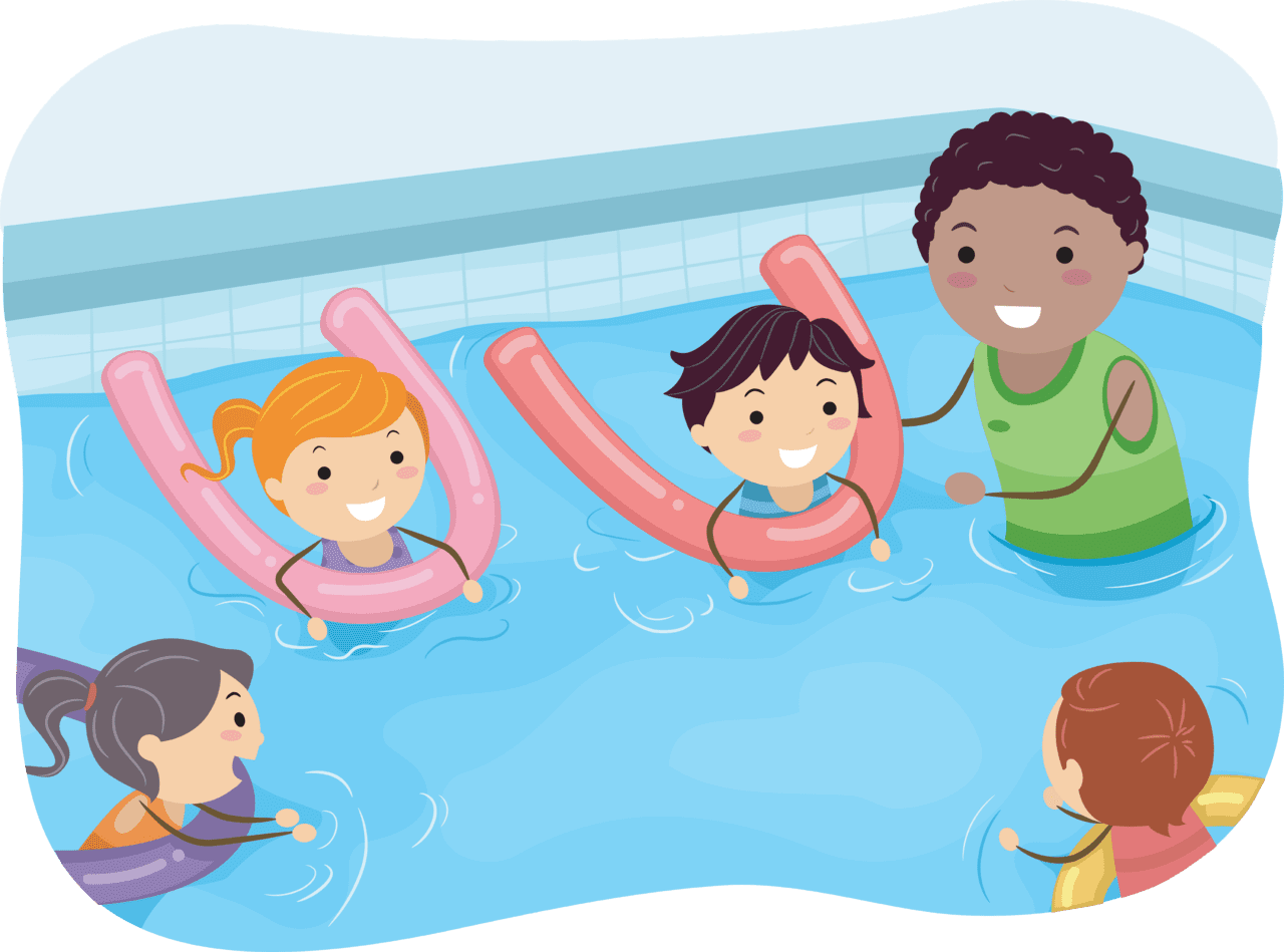 Pool essential life skills swimming and its benefits across all age groups clipart free