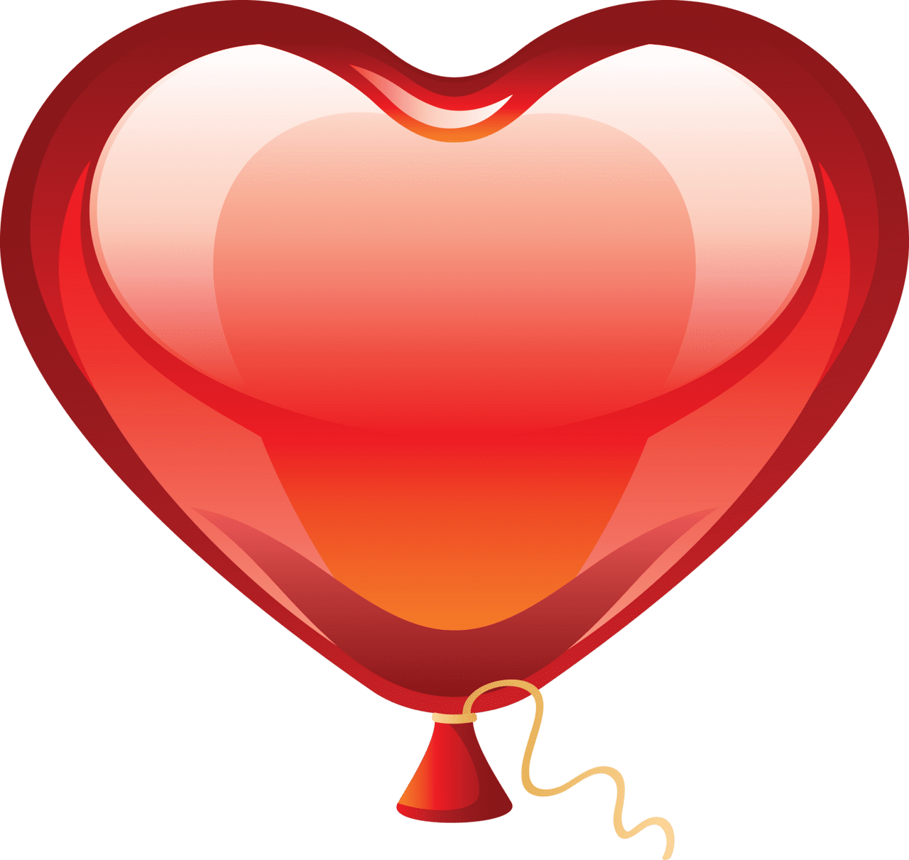 Heart love balloon clipart photo