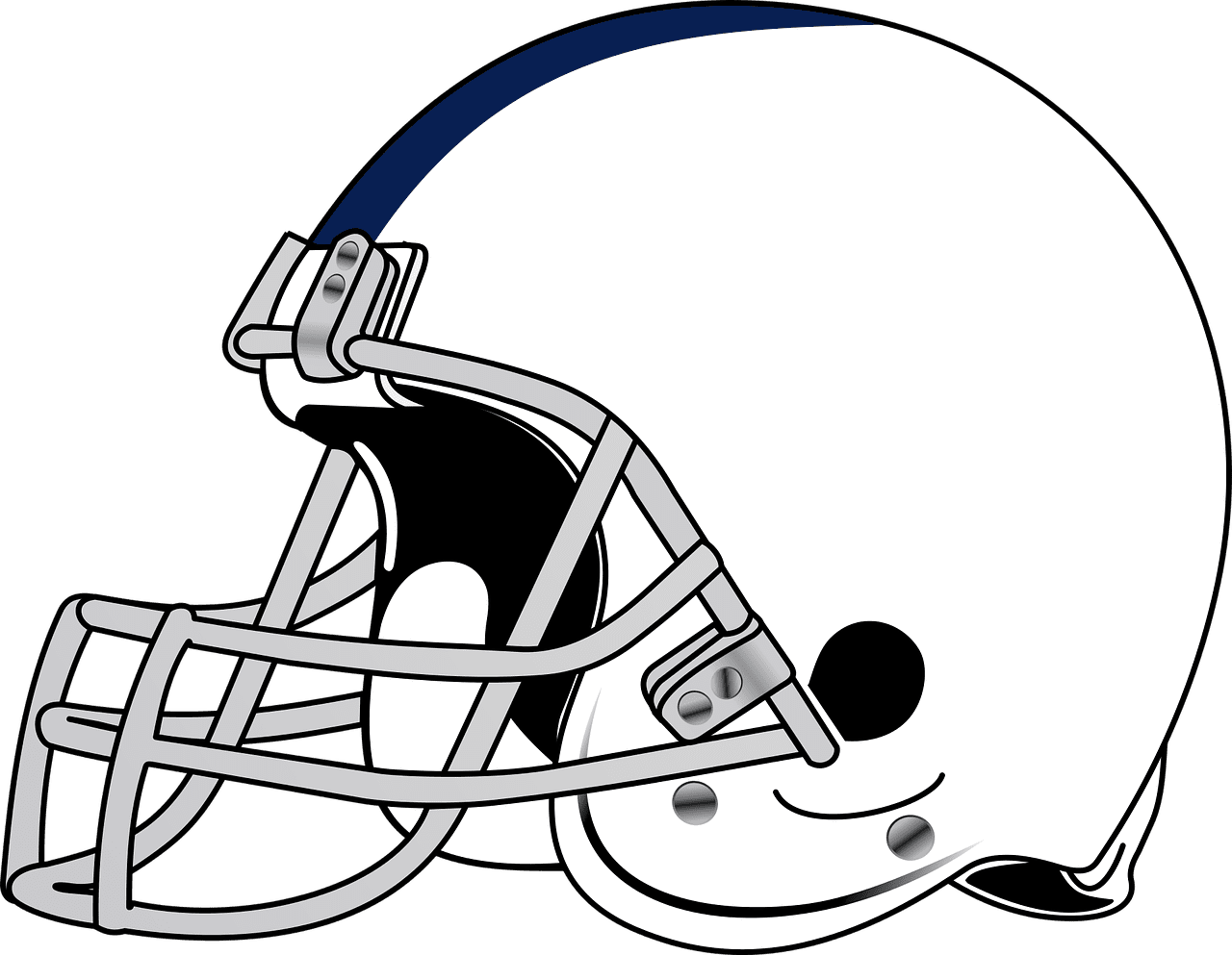 Football helmet american vector graphic clipart