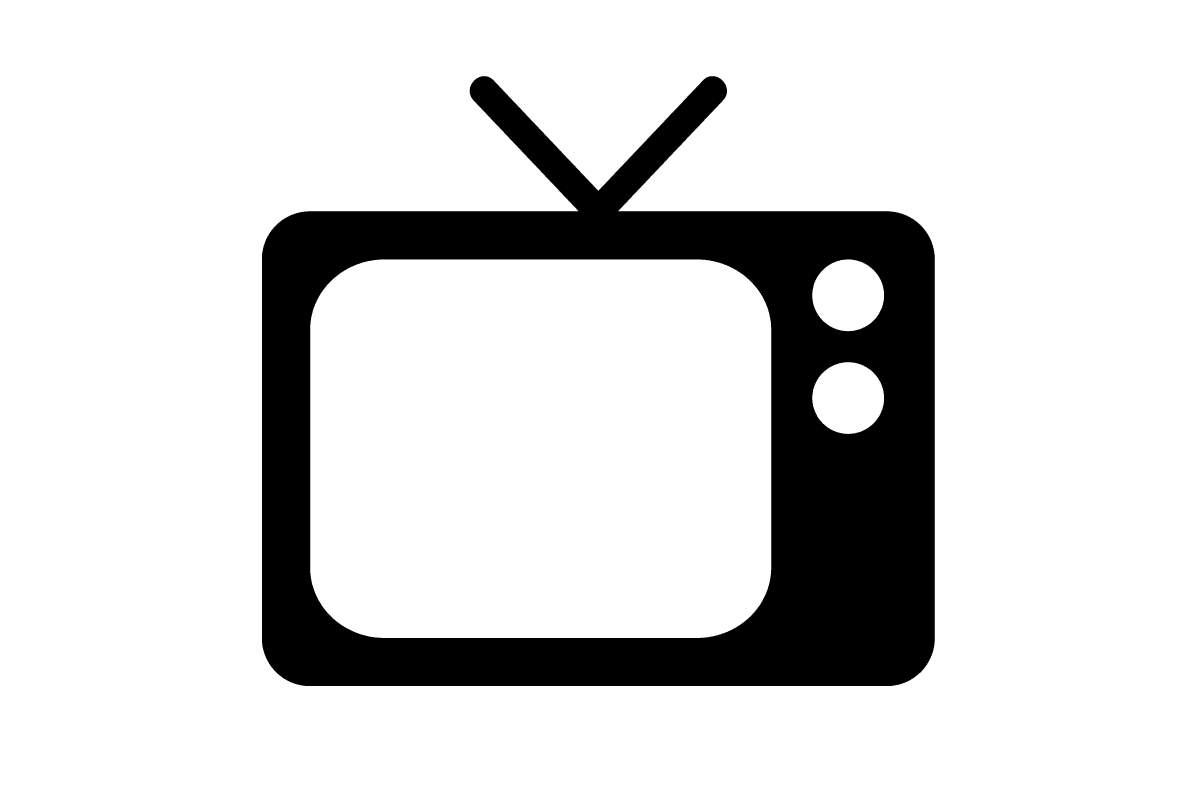 Television tv clipart background