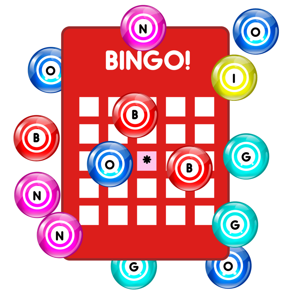 Bingo clipart all vector
