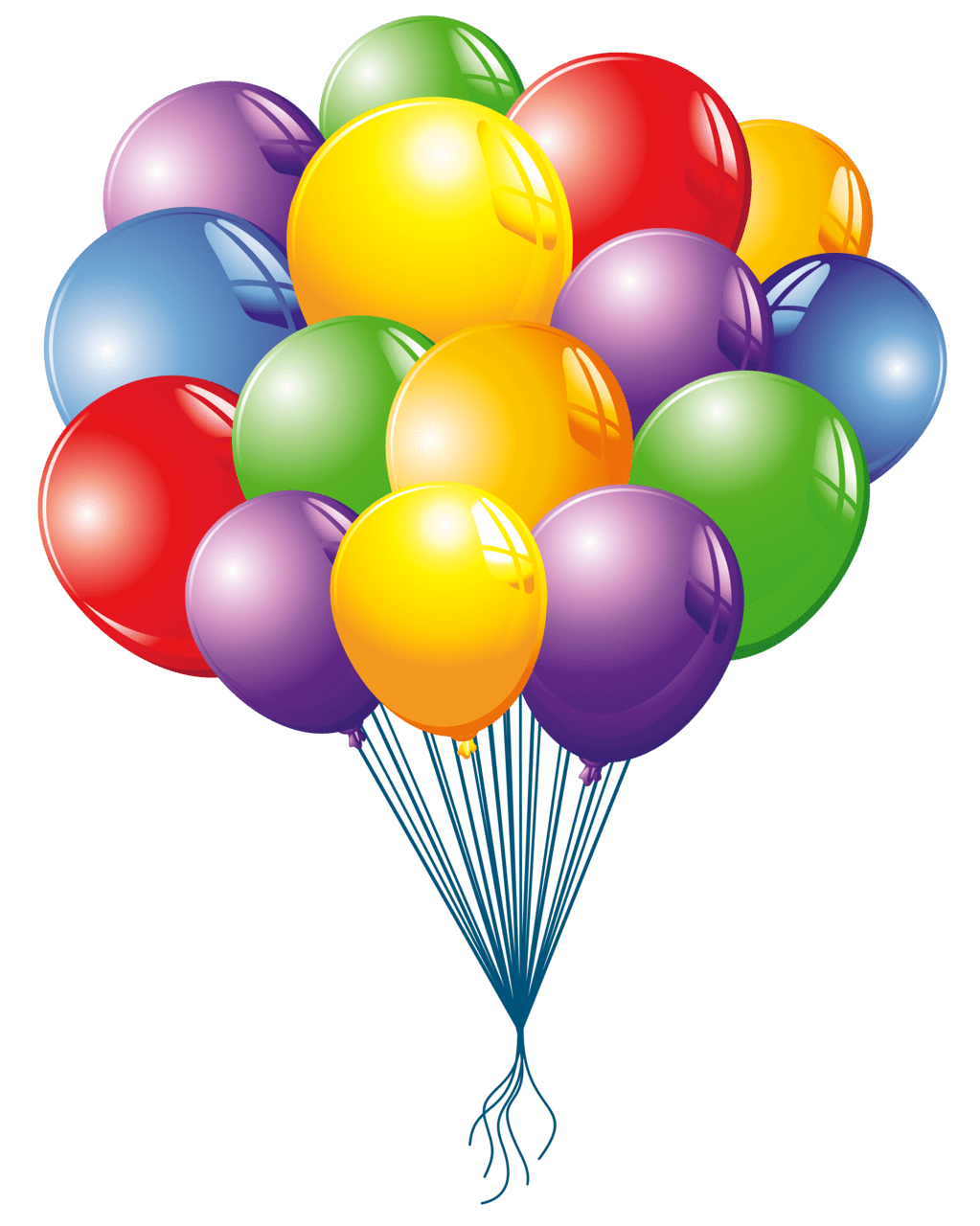 Celebration balloons clipart image