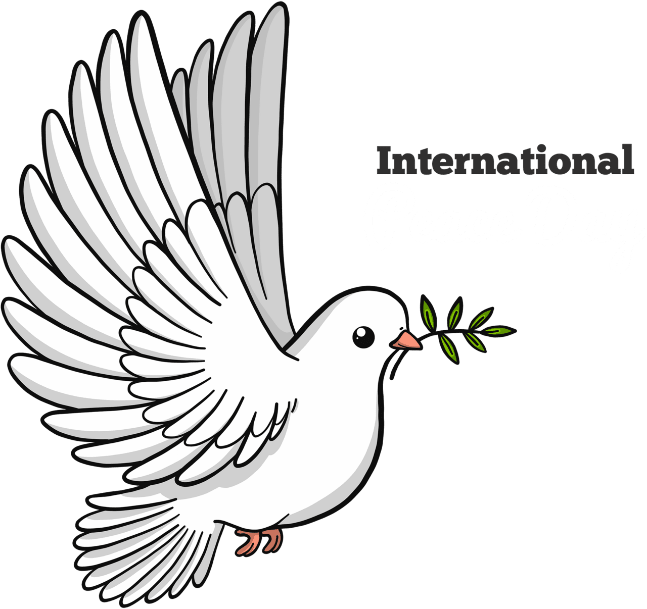 Dove ternational peace day clipart free