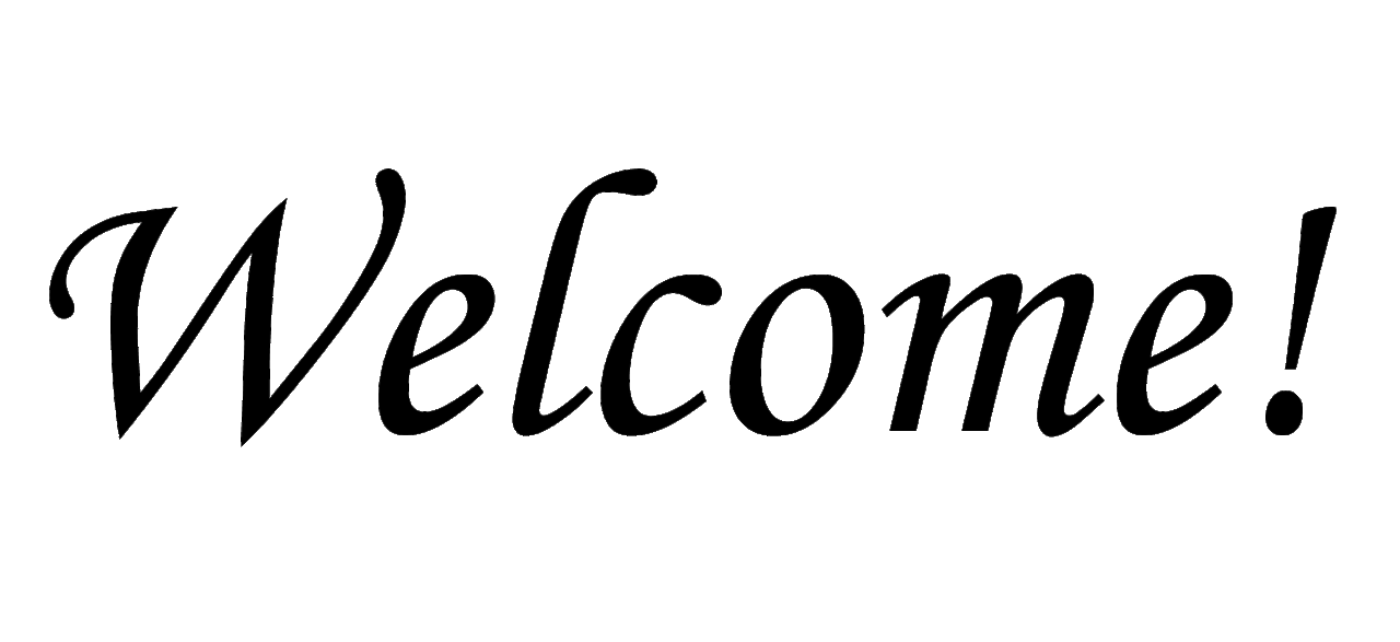 Welcome page clipart picture