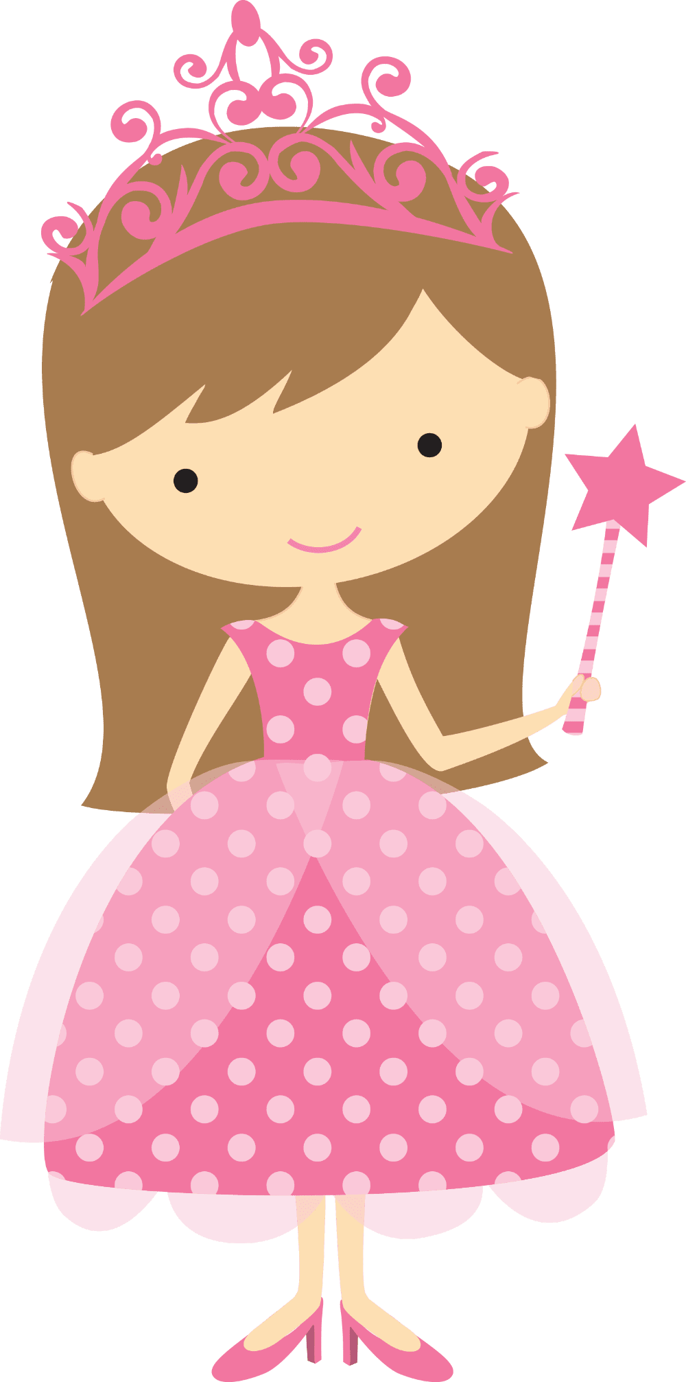 Girl background princess clipart