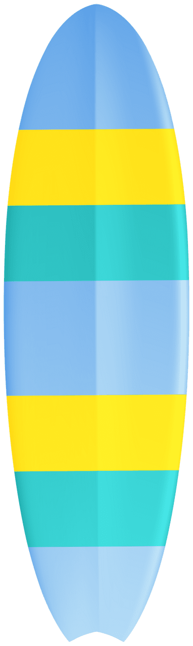 Colorful surfboard clipart high quality images and