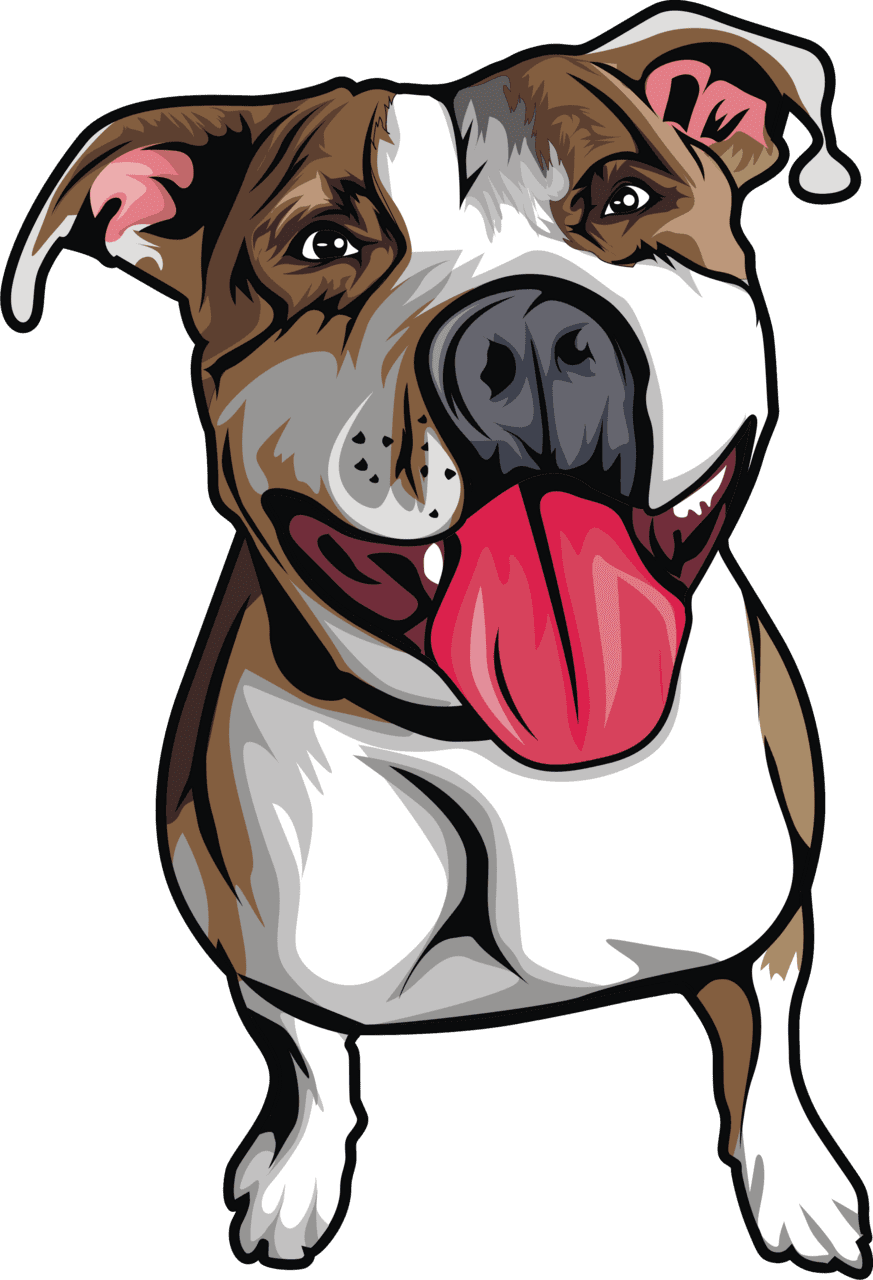 Bulldog andika kondhoer will draw vector cat dog animal pet portrait cartoon for fiverr clipart