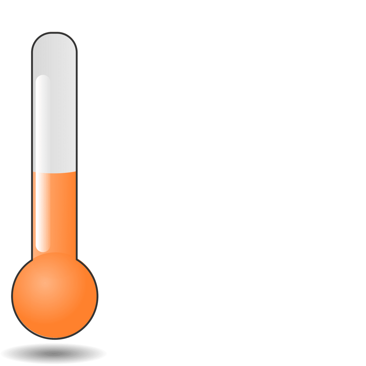 Thermometer weather warm clipart vector