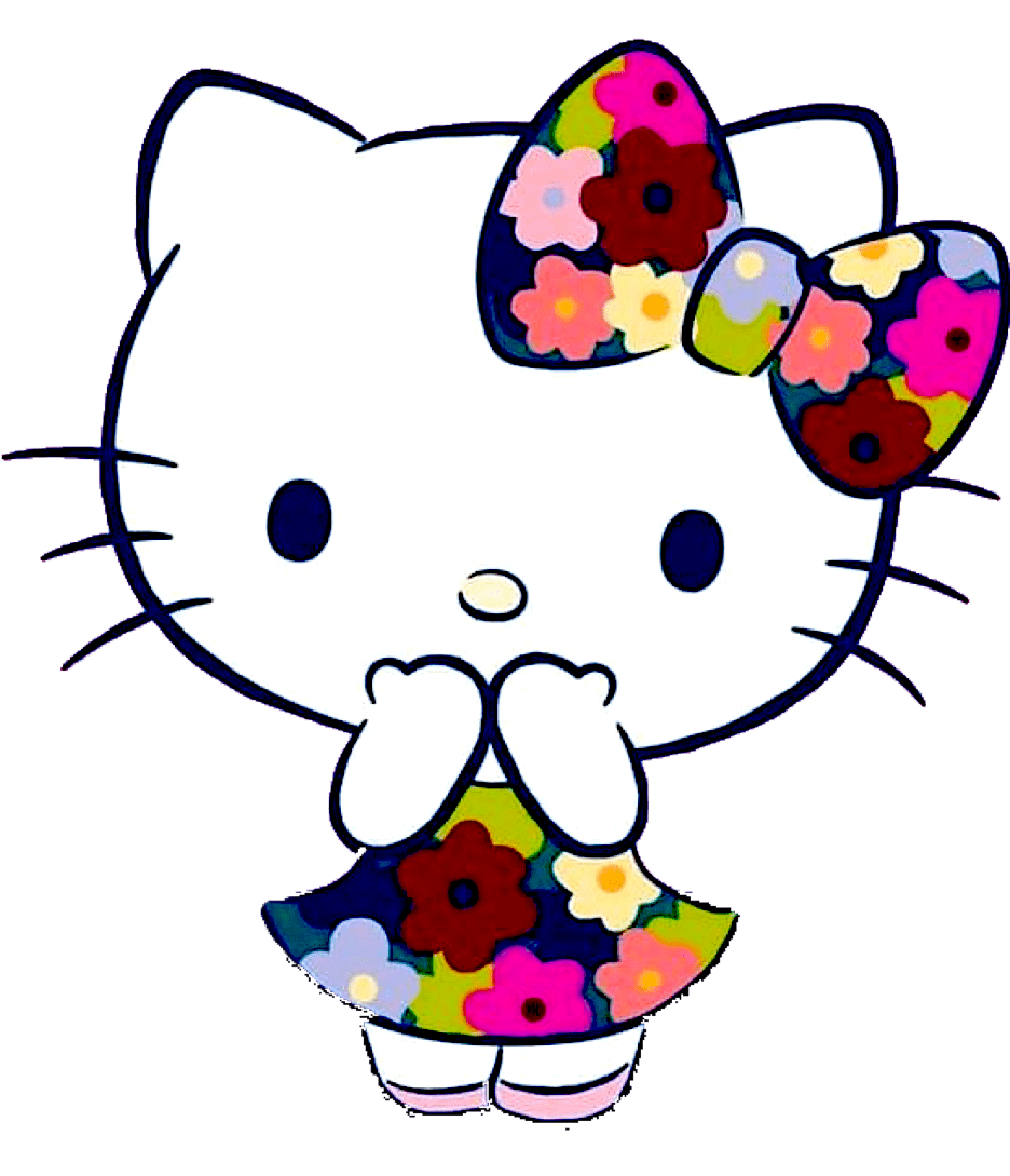 Hello kitty pin page clipart logo 2