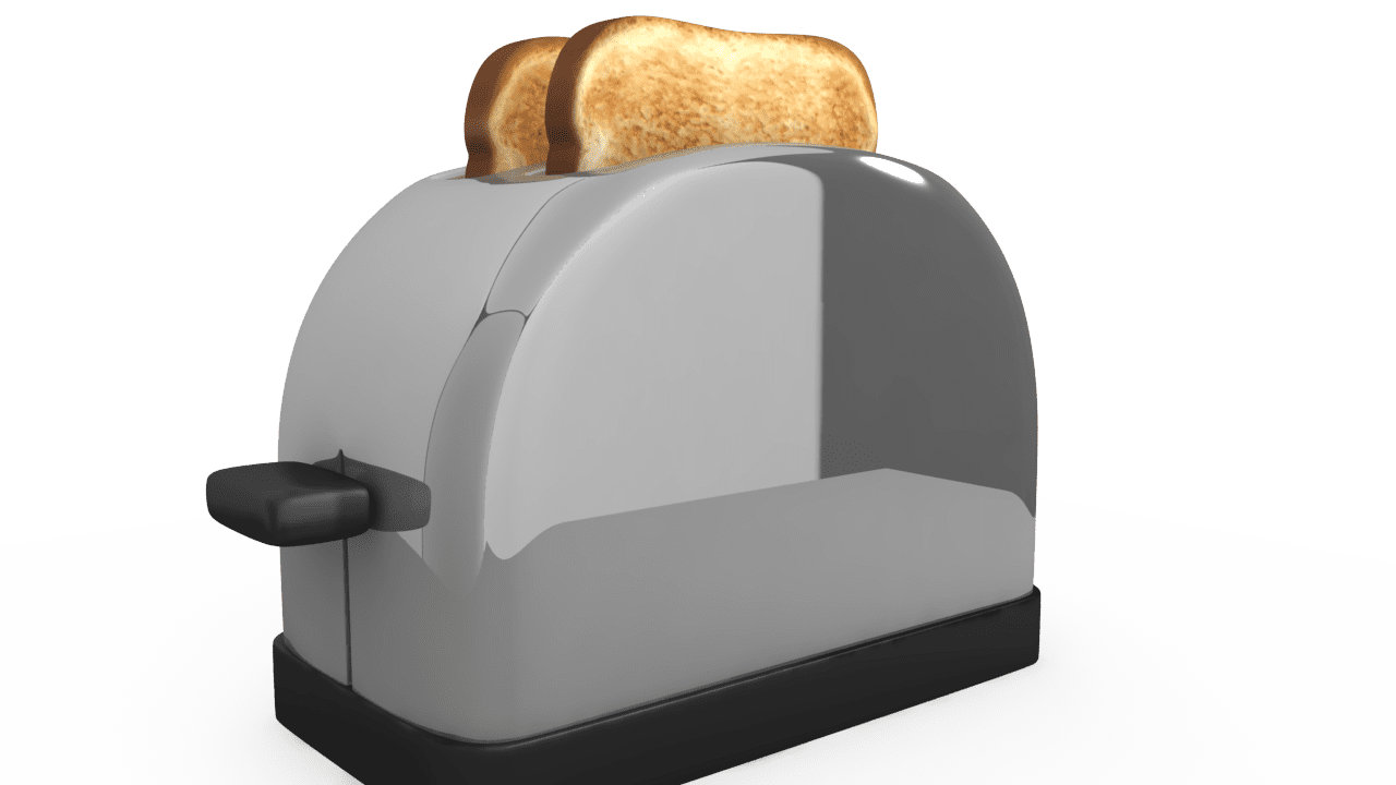 Bread grey toaster image for clipart