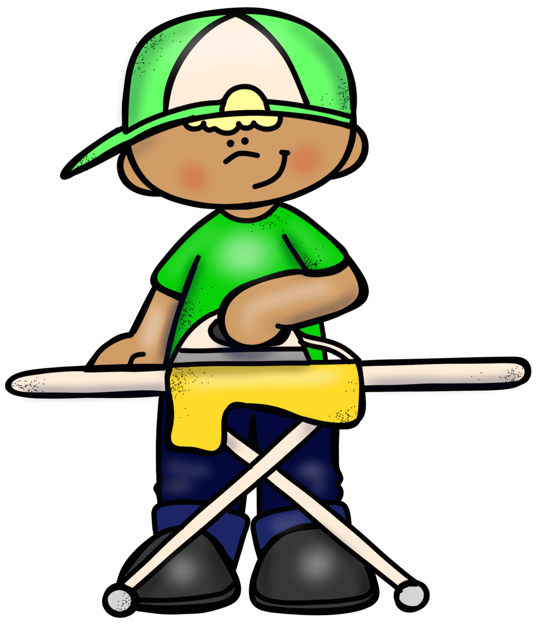 Cleaning pin page clipart photo 2