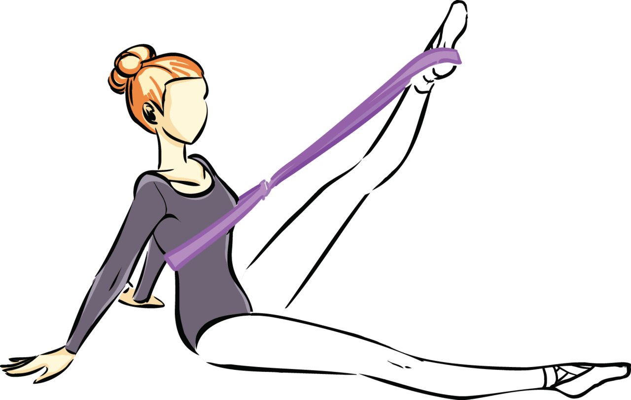 Exercise stretches for plumband clipart photo