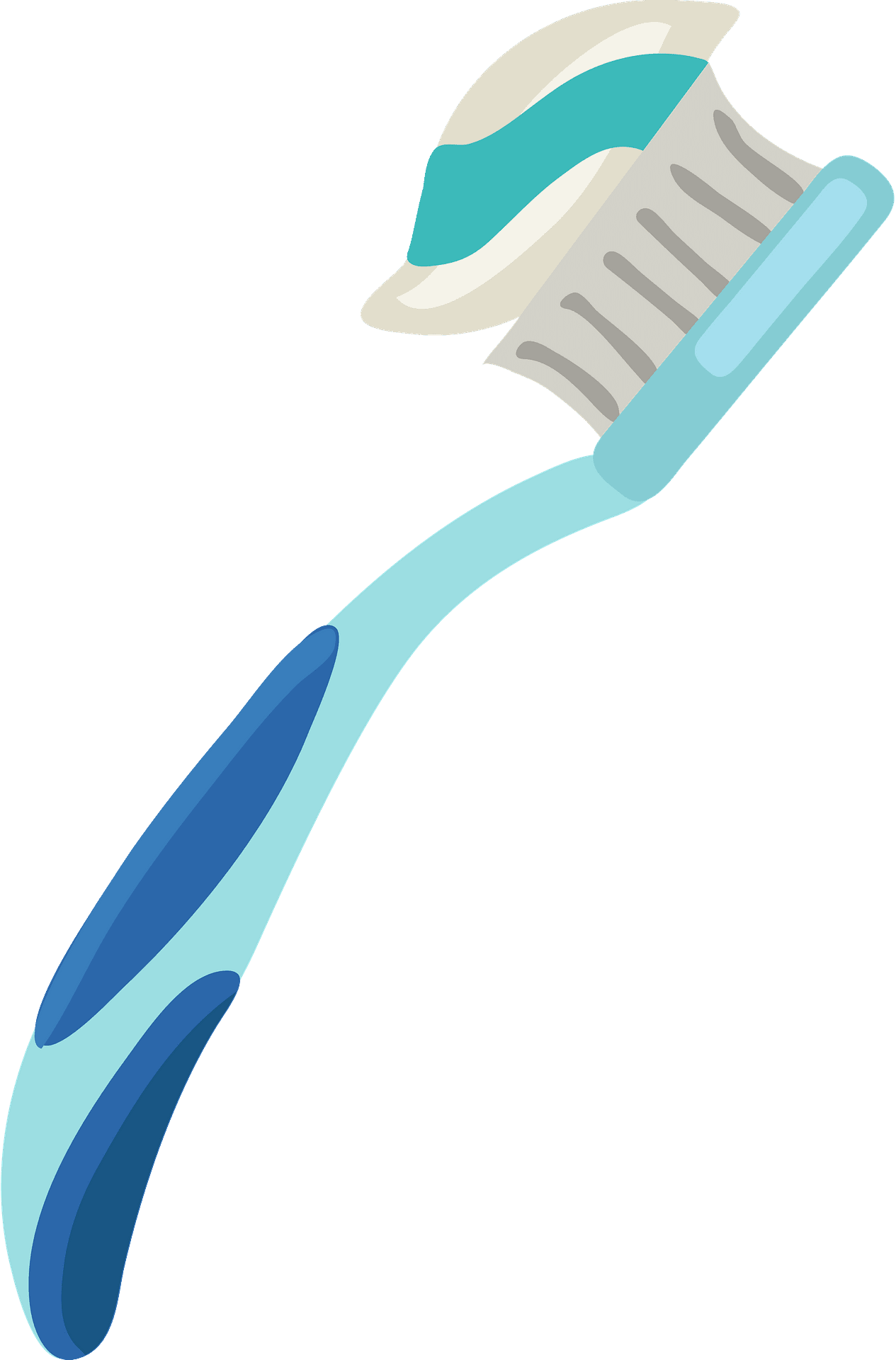 Toothbrush and toothpaste clipart best vector