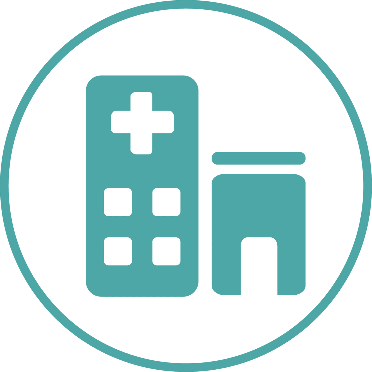Hospital pin page clipart image