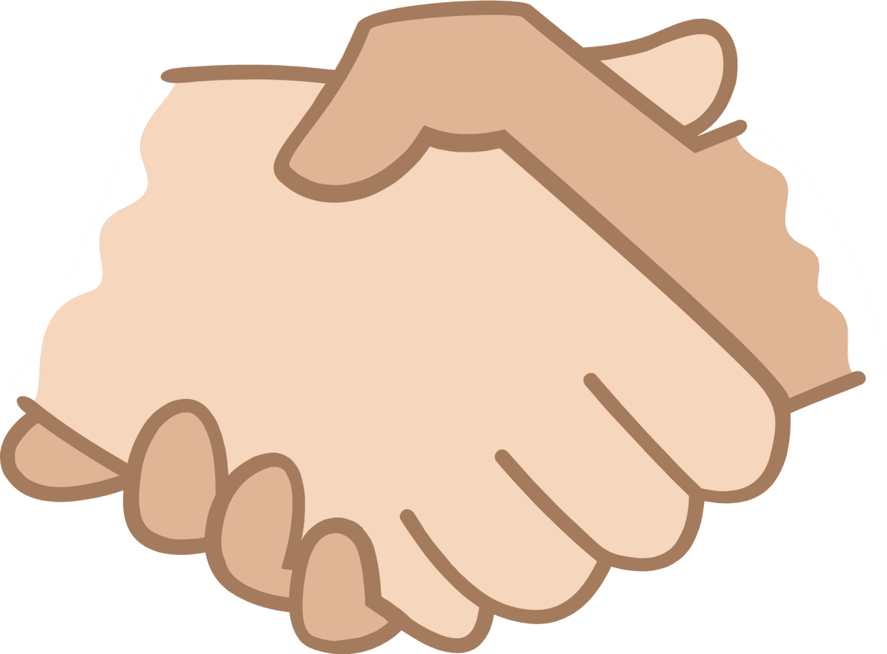 Handshake vector clipart images 3